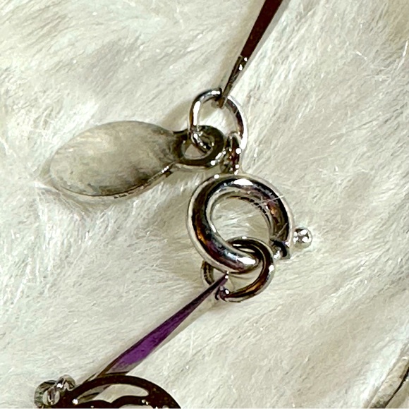 Vintage Avon Silver Lotus Station Necklace - Picture 5 of 5